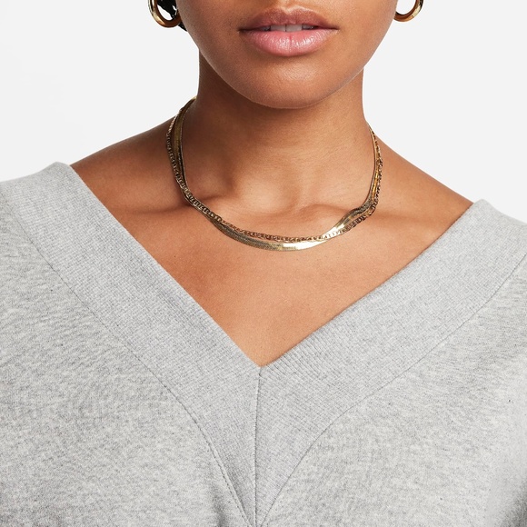 EUC Nike Grey phoenix neck sweatshirt XS oversized - Picture 2 of 5